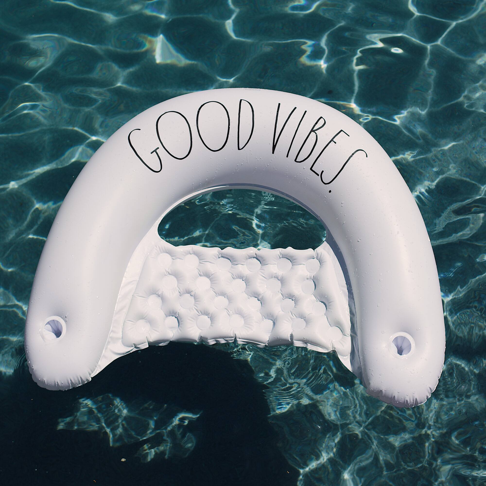 Rae Dunn Good Vibes Chair Lounger